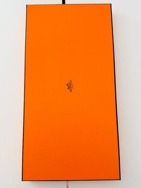 Hermès Scarf Orange Box 14.5” Gift Packaging (Hermes)
